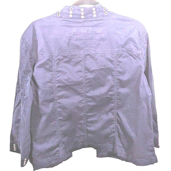 AMI women's open jacket with embellishments XL blk preowned - Picture 5 of 5